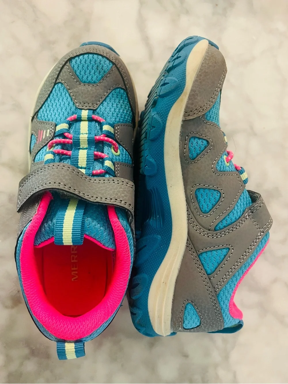 Merrell Big Kids Trail Chaser 2 turquoise/pink